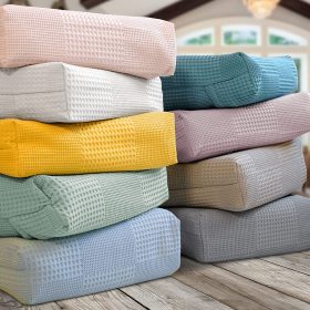 LINO ΚΟΥΒΕΡΤΑ ΠΙΚΕ RENK WHITE 220X240 100% Βαμβάκι - Image 4
