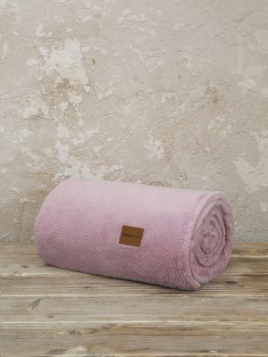 Κουβέρτα καναπέ Jacquard 130x170 - Mellow Pink της Nima Home 100% Polyester, Jacquard Ριχτάρι/Κουβέρτα καναπέ 130x170