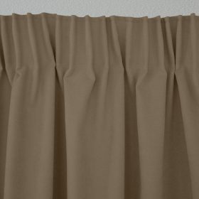 LINO ΚΟΥΡΤΙΝΑ RENAS ΜΕ ΤΡΕΣΑ 200 COFFEE 140X280 100% Πολυέστερ, Βελούδο - Image 2