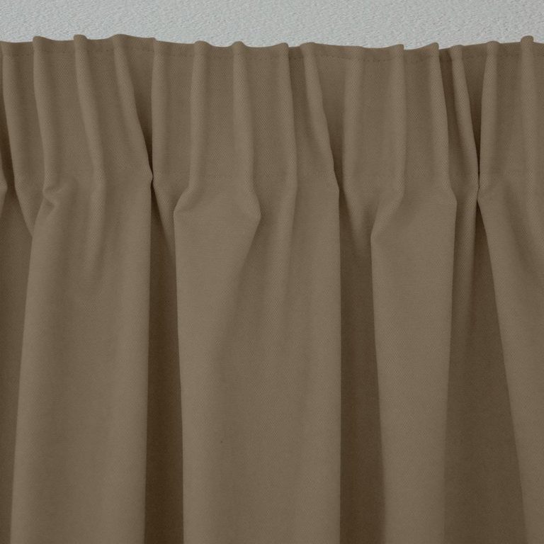LINO ΚΟΥΡΤΙΝΑ RENAS ΜΕ ΤΡΕΣΑ 200 COFFEE 140X280 100% Πολυέστερ, Βελούδο - Image 2