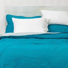 Κουβερλί Premium Μονό 160 x 240 cm  100% Πολυέστερ Ταμπά-Εκρού BOREA - Image 5