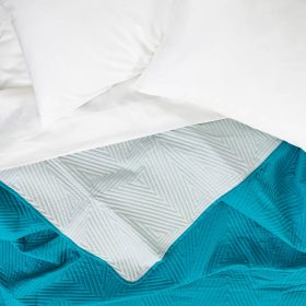 Κουβερλί Premium Μονό 160 x 240 cm 100% Πολυέστερ Μαύρο-Εκρού BOREA - Image 3