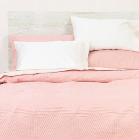 Κουβερλί Premium Υπέρδιπλο 220 x 240 cm  100% Πολυέστερ Ταμπά-Εκρού BOREA - Image 13