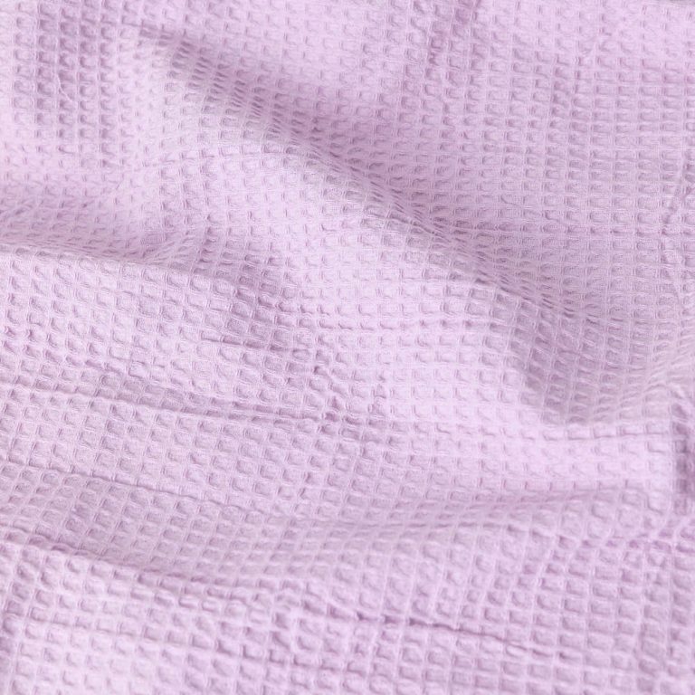 Κουβέρτα Πικέ Waffle Μονή 160 x 260 cm  80% Βαμβάκι-20% Viscose Λευκό BOREA - Image 9