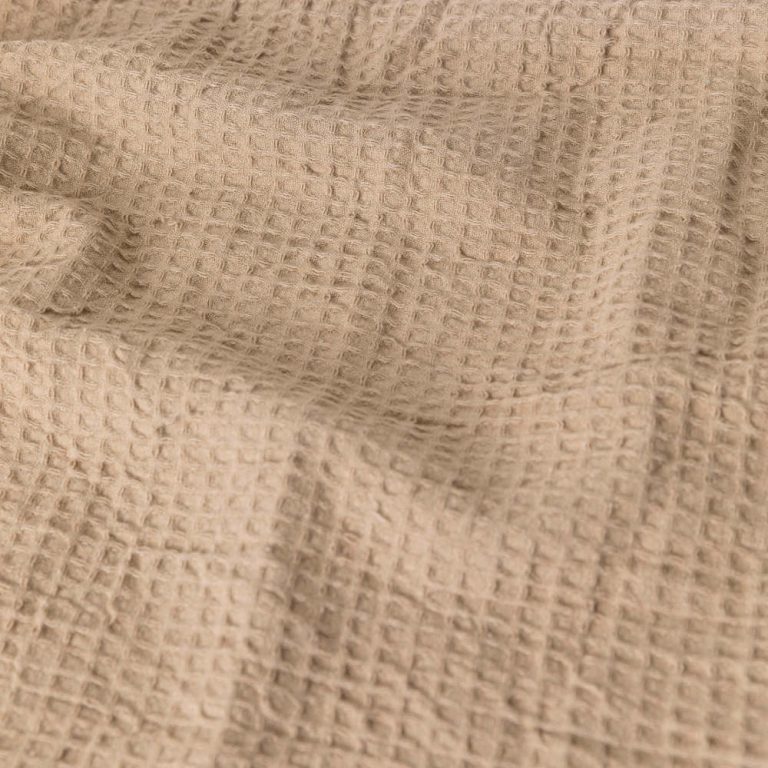 Κουβέρτα Πικέ Waffle Μονή 160 x 260 cm  80% Βαμβάκι-20% Viscose Λευκό BOREA - Image 8
