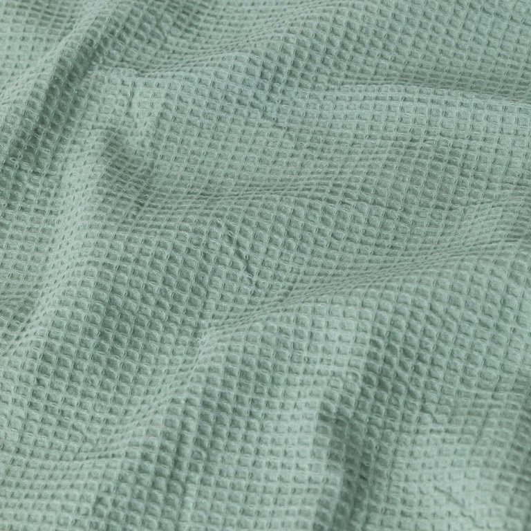 Κουβέρτα Πικέ Waffle Μονή 160 x 260 cm  80% Βαμβάκι-20% Viscose Λευκό BOREA - Image 10