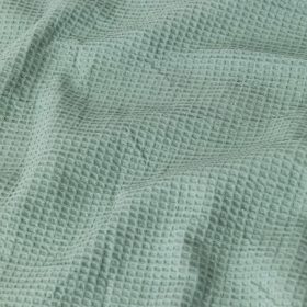 Κουβέρτα Πικέ Waffle Υπέρδιπλη 230 x 260 cm  80% Βαμβάκι-20% Viscose Πετρόλ BOREA - Image 6