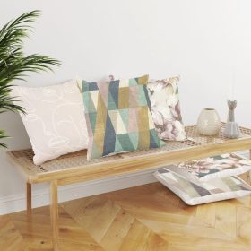 Μαξιλαροθήκη Διακοσμητική Printed Σχέδιο 42 45 x 45 cm 100% Βαμβάκι Εκρού BOREA - Image 2