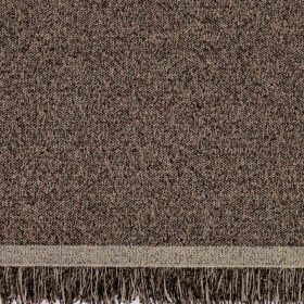 Ριχτάρι Πολυθρόνας Plexis 180 x 150 cm  50% Σενίλ -50% Βαμβάκι Καφέ BOREA - Image 6