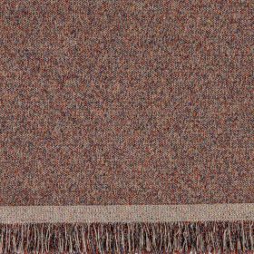 Ριχτάρι Πολυθρόνας Plexis 180 x 150 cm  50% Σενίλ -50% Βαμβάκι Τερακότα BOREA - Image 3
