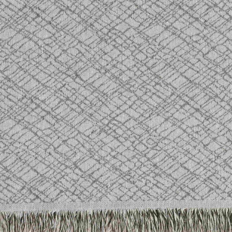 Ριχτάρι Βαμβακερό Τετραθέσιο Rhombus 180 x 350 cm  100% Βαμβάκι Λαδί BOREA - Image 5