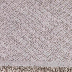 Ριχτάρι Βαμβακερό Τετραθέσιο Rhombus 180 x 350 cm  100% Βαμβάκι Λαδί BOREA - Image 3