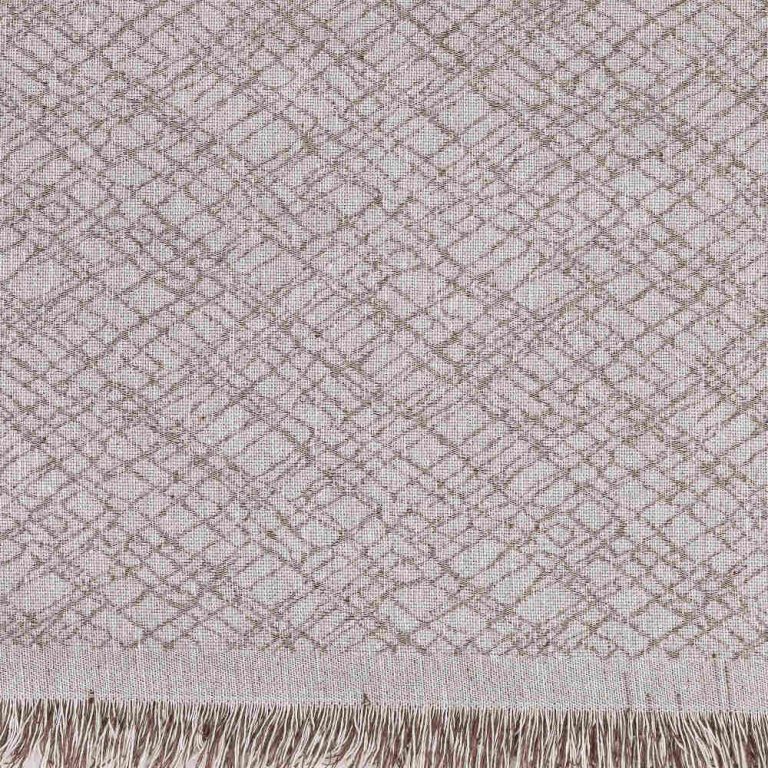 Ριχτάρι Βαμβακερό Τετραθέσιο Rhombus 180 x 350 cm  100% Βαμβάκι Λαδί BOREA - Image 3