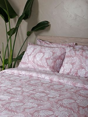 Παπλωματοθήκη Cotton Feelings 2038 Pink Υπέρδιπλη (230x250) SUNSHINEHOME - Image 2