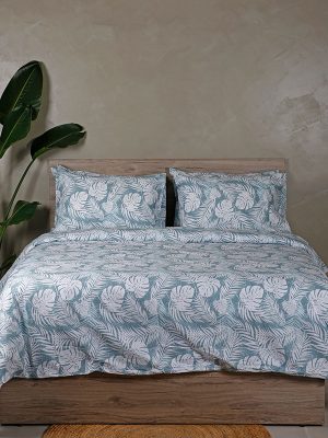 Παπλωματοθήκη Cotton Feelings 2038 Aqua Μονή (170x250) SUNSHINEHOME