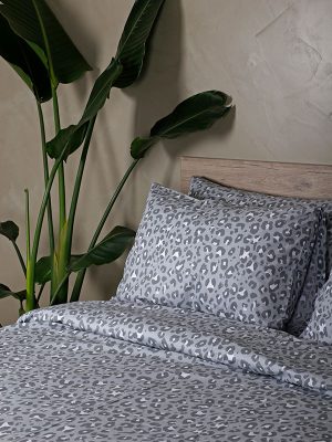 Παπλωματοθήκη Cotton Feelings 2044 Grey Μονή (170x250) SUNSHINEHOME - Image 2