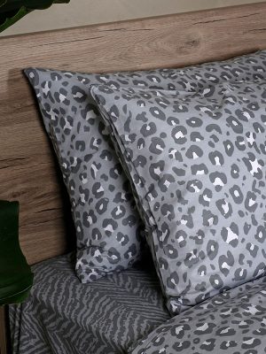 Παπλωματοθήκη Cotton Feelings 2044 Grey Μονή (170x250) SUNSHINEHOME - Image 3