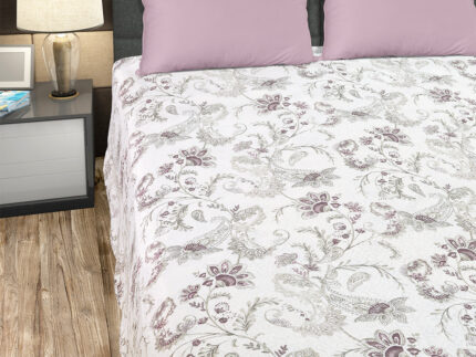 LINO ΚΟΥΒΕΡΛΙ AFERI WHITE 220X240 100% Πολυέστερ
