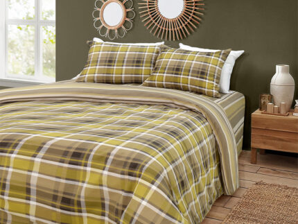 LINO ΣΕΤ ΣΕΝΤΟΝΙΑ REVON HONEY 240X260 100% Βαμβάκι