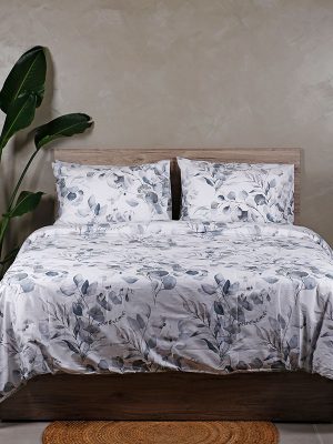 Σετ Σεντόνια Cotton Feelings 932 Grey Μονό με λάστιχο(105x205+30) SUNSHINEHOME