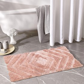 LINO ΠΑΤΑΚΙ ΜΠΑΝΙΟΥ VENGO PINK 50X80 100% Βαμβάκι