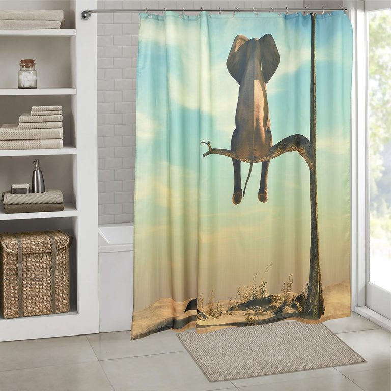 LINO ΚΟΥΡΤΙΝΑ ΜΠΑΝΙΟΥ TEMBO 180X200 100% Πολυέστερ - Image 1