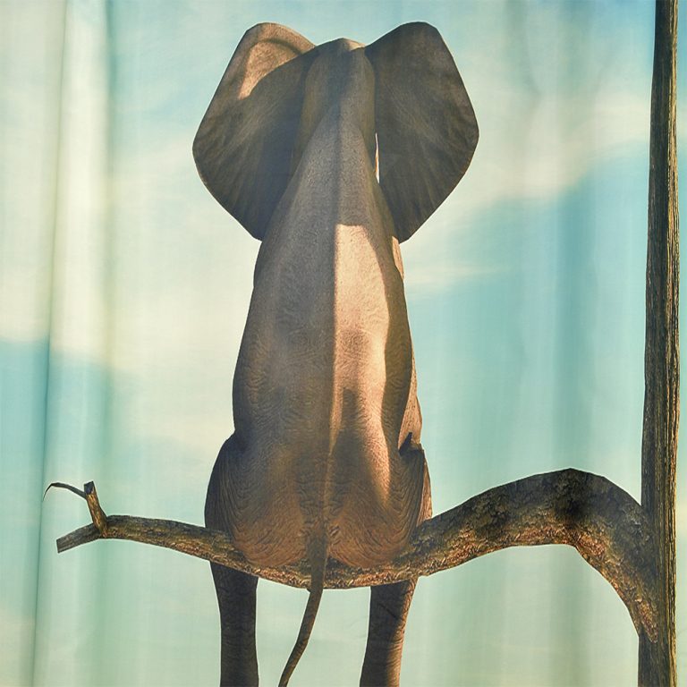 LINO ΚΟΥΡΤΙΝΑ ΜΠΑΝΙΟΥ TEMBO 180X200 100% Πολυέστερ - Image 3