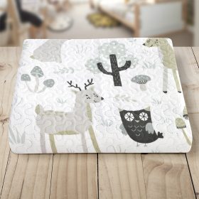 LINO ΚΟΥΒΕΡΛΙ CLEVER FOX GREY 160X220 100% Πολυέστερ - Image 3