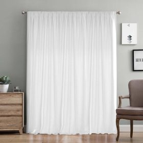 LINO ΚΟΥΡΤΙΝΑ SAMOS ΜΕ ΤΡΕΣΑ C90901 WHITE 300Χ275 70% Βαμβάκι 30% Πολυέστερ