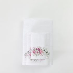 Πετσέτες Σετ 3ΤΜΧ Agnes 70 x 140 / 50 x 90 / 30 x 50 cm  100% Βαμβάκι Εκρού BOREA - Image 4