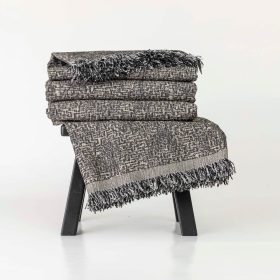 Ριχτάρι Σενίλ Τριθέσιο Tile 180 x 300 cm  100% Πολυέστερ Πετρόλ BOREA - Image 8