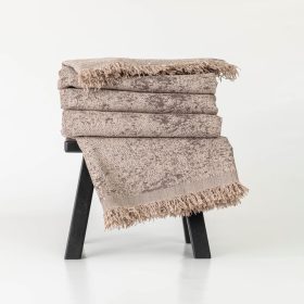 Ριχτάρι Σενίλ Διθέσιο Trace 180 x 250 cm  100% Πολυέστερ Γκρι BOREA - Image 2