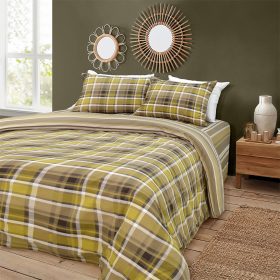 LINO ΣΕΤ ΣΕΝΤΟΝΙΑ REVON HONEY FLANNEL 240X260 100% Βαμβάκι