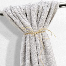 LINO ΠΕΤΣΕΤΑ RUKA GREY 70X140 100% Βαμβάκι - Image 4