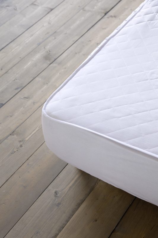 Επίστρωμα 160x200+30 Abbraccio - Καπιτονέ με Φούστα Ύφασμα της Nima Home 100% Cotton Υπέρδιπλο 160x200+30