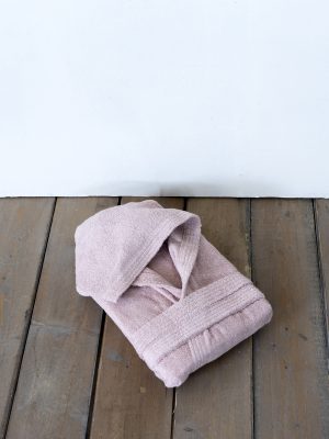 Μπουρνούζι Molle - Extra/Extra Large - Dusty Pink της Kocoon Home 100% Cotton, 380 gsm Extra/Extra Large