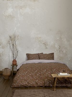 Σετ Παπλωματοθήκη Μονή - Wildflower της Nima Home 100% Flannel Cotton Μονή (1 x 160x240 + 1 Μαξιλαροθήκη 50x70)