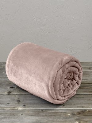 Κουβέρτα Υπέρδιπλη 220x240 - Meleg Light Pink της Kocoon Home 100% Polyester Υπέρδιπλη 220x240