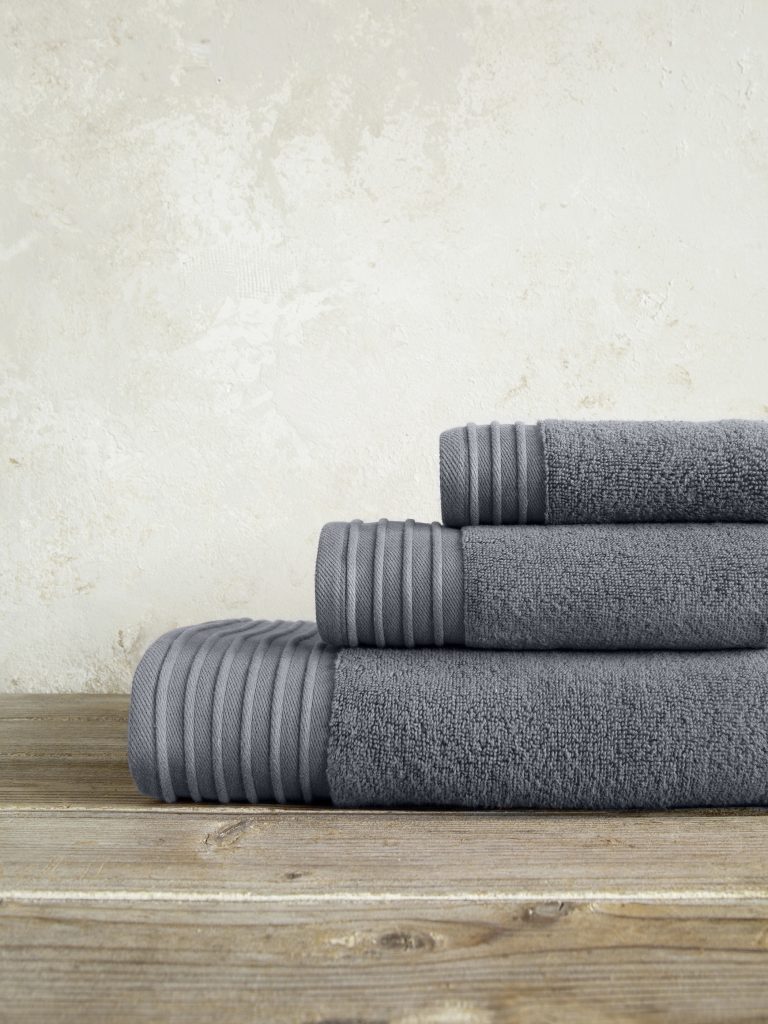 5206482110649.jpg Πετσέτα 40x60 Feel Fresh - Night Gray της Nima Home 100% Zero Twist Cotton, 500 gsm Χεριών 40x60 - Image 1