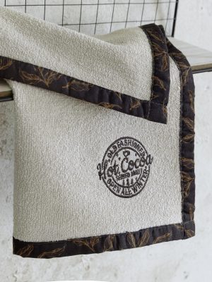 Πετσέτα Κουζίνας 40x40 - Hot Cocoa της Nima Home 100% Cotton Πετσέτα 40x40