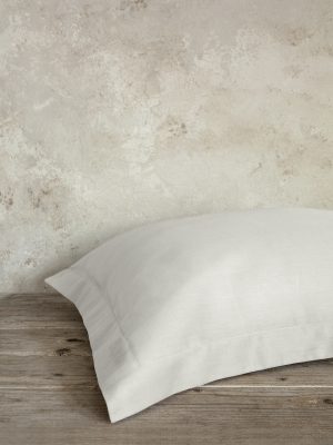 Μαξιλαροθήκες Oxford Superior Satin - Fog Beige της Nima Home 100% Satin Cotton, 220 T.C. Μαξιλαροθήκες oxford 3 πλευρών (2 x 52x72+5)