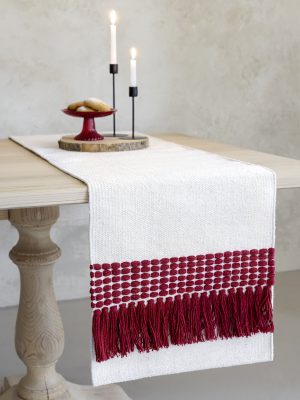Runner 40x160 - Innes Red της Nima Home 100% Cotton Runner 40x160