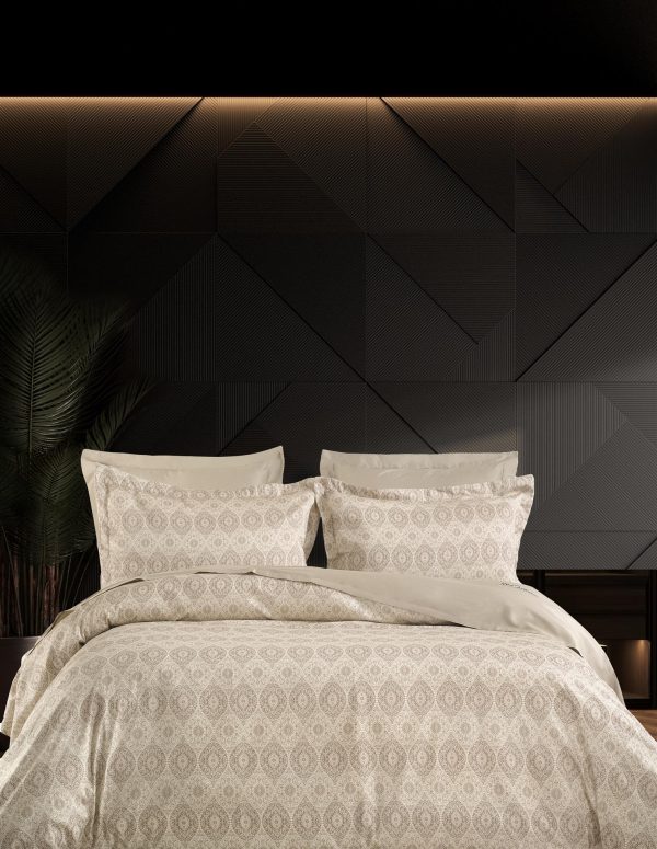 ΣΕΤ ΘΗΚΗ Υ/Δ STORIA 220Χ240CM 2*50X70CM 100% COTTOSATIN 230TC Makis Tselios