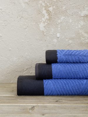 Πετσέτα 50x90 - Tribute Blue της Kocoon Home 100% Cotton, 480 gsm Πετσέτα 50x90