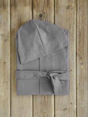 Μπουρνούζι Comfort - Small - Dark Gray της Nima Home 100% Microfiber Small