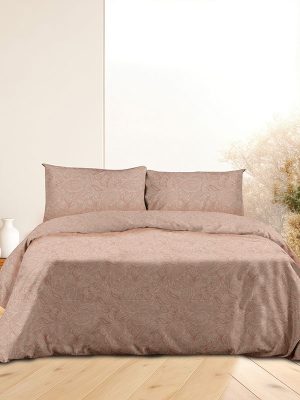 Σετ Σεντόνια Flannel 2040 Pink Μονό με λάστιχο(105x205+30) SUNSHINEHOME