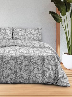 Σετ Σεντόνια Flannel 3038 Grey Μονό (160x260) SUNSHINEHOME - Image 2