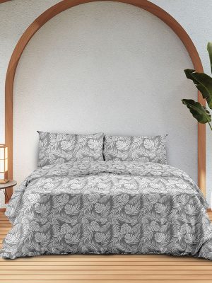 Σετ Σεντόνια Flannel 3038 Grey Μονό (160x260) SUNSHINEHOME