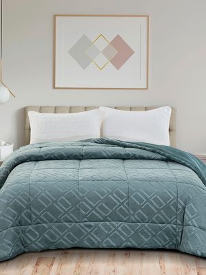 Κουβερτοπάπλωμα Klelia Blue Υπέρδιπλο (220x240) SUNSHINEHOME