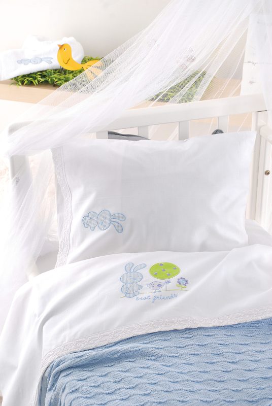 SWEET SUMMER ΣΙΕΛ - ΣΕΤ ΣΕΝΤΟΝΙΑ ΒΡΕΦΙΚΑ 3 ΤΕΜ. KENTHMA 100X160 100% ΒΑΜΒΑΚΙ Rythmos